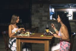 Women in lunch time at Ecotermales Hot Springs